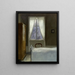 Interior Painting - Vilhelm Hammershøi — framed artwork on a wall