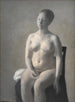 Femme nue assise - Vilhelm Hammershøi — artwork view