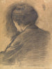 Self-portrait seen from behind - Vilhelm Hammershøi — artwork view