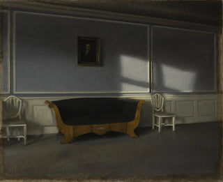 Light of the Sun in the Living Room III - Vilhelm Hammershøi — artwork view