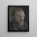 The art historian Karl Madsen, later director of the Statens Museum for Kunst - Vilhelm Hammershøi — framed artwork on a wall