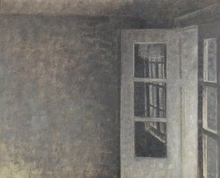 The bedroom of the balcony at Spurveskjul - Vilhelm Hammershøi — artwork view