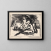 Group of Figures - Vilhelm Lundstrøm — framed artwork on a wall
