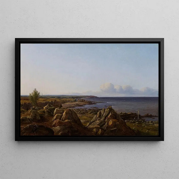 View of the Parish of Sterlarsker - Vilhelm Petersen — framed artwork on a wall