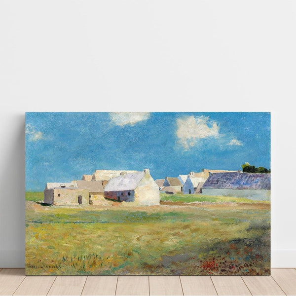Reproduction of the painting Village Breton - Odilon Redon