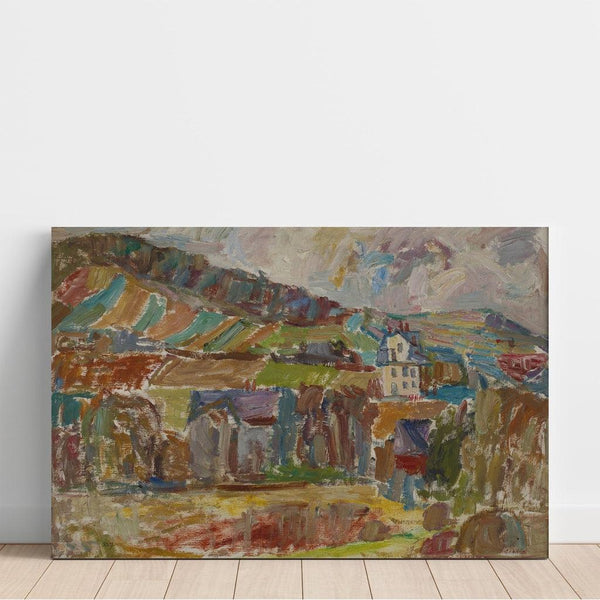 Reproduction of the painting Mountain Village Painting - Sasza Blonder