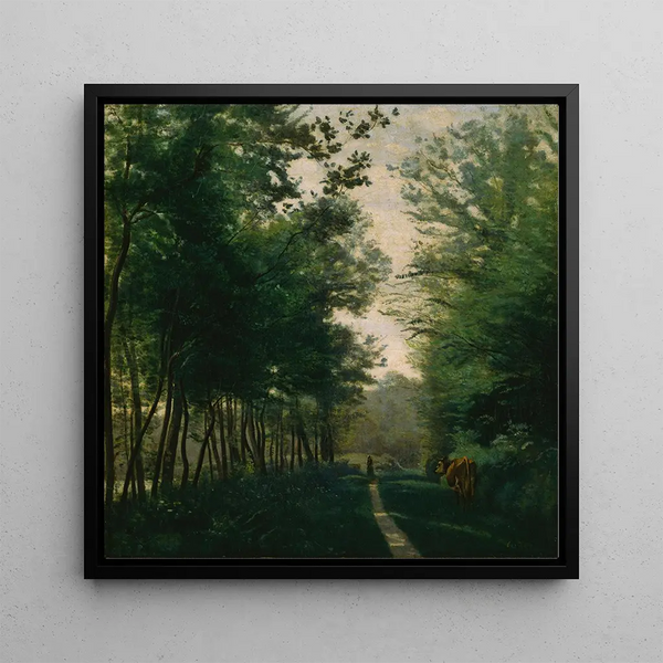 Ville d'Avray - Jean-Baptiste-Camille Corot — framed artwork on a wall