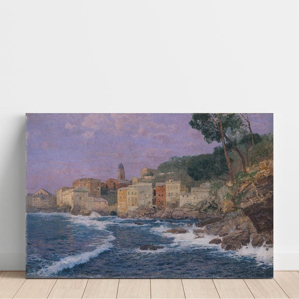 Reproduction of the painting City on the Riviera - Alfred Zoff