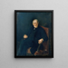 The Poet Eduard von Bauernfeld - Vilma Parlaghy-Brachfeld — framed artwork on a wall