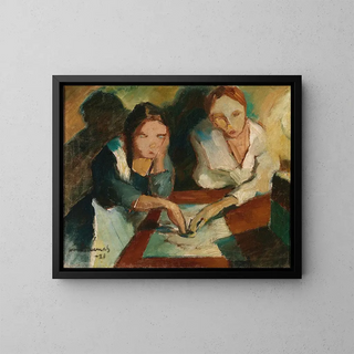 A séance spirite - Vin Kunnas — framed artwork on a wall