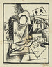 V. Bene, linoleum etching, engraving - Vincenc Bene — artwork view