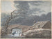Winter landscape painting with skaters on a frozen canal - Vincent Jansz van der Vinne — artwork view