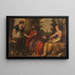 Christ with Martha and Mary - Vincent Mal I — framed artwork on a wall