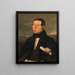 Franz von Suppé painting at age 15 - Vincent Poiret — framed artwork on a wall