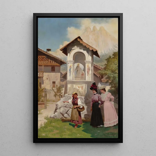 A Visit to Lviv - Vincent Stiepevich — framed artwork on a wall