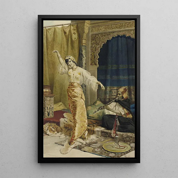 Danseuse du harem - Vincent Stiepevich — framed artwork on a wall