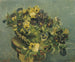 Basket of Pansies on a Small Table - Vincent van Gogh — artwork view