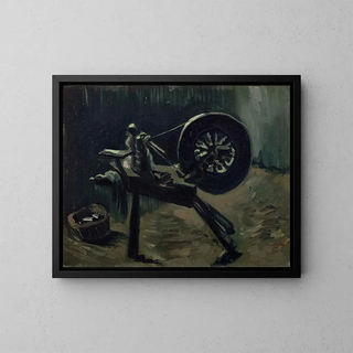 Bobineuse - Vincent van Gogh — framed artwork on a wall
