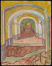 Corridor Asylum Painting - Vincent van Gogh — artwork view