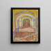 Corridor Asylum Painting - Vincent van Gogh — framed artwork on a wall