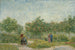 Garden in Montmartre with Lovers - Vincent van Gogh — artwork view