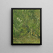 Butterfly Garden Painting - Vincent van Gogh — framed artwork on a wall