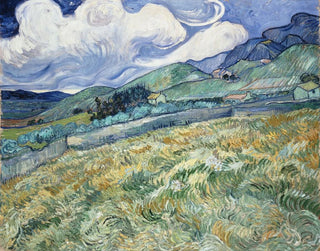Landscape of Saint-Rémy - Vincent van Gogh — artwork view