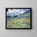 Landscape of Saint-Rémy - Vincent van Gogh — framed artwork on a wall