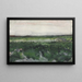 Landscape with Wheelbarrow - Vincent van Gogh — framed artwork on a wall