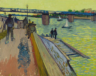 Le pont de Trinquetaille - Vincent van Gogh — artwork view