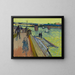 Le pont de Trinquetaille - Vincent van Gogh — framed artwork on a wall