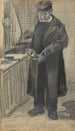Man polishing a boot - Vincent van Gogh — artwork view