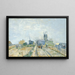 Moulins et jardins potagers à Montmartre - Vincent van Gogh — framed artwork on a wall