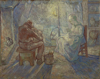 Night Painting - Vincent van Gogh — artwork view