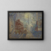 Night Painting - Vincent van Gogh — framed artwork on a wall