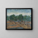 Olive grove à Saint-Rémy - Vincent van Gogh — framed artwork on a wall
