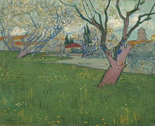 Orchard in Bloom, view of Arles - Vincent van Gogh — artwork view