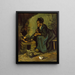 Peasant cooking by the fire - Vincent van Gogh — framed artwork on a wall