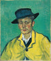 Portrait Painting of Armand Roulin (Cas Conflict) - Vincent van Gogh — artwork view