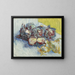 Red Cabbages and Onions - Vincent van Gogh — framed artwork on a wall