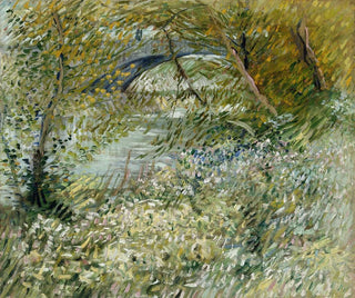 Riverbank in Spring - Vincent van Gogh — artwork view