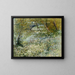 Riverbank in Spring - Vincent van Gogh — framed artwork on a wall