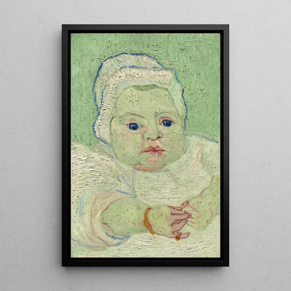 Baby Roulin - Vincent van Gogh — framed artwork on a wall