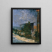 Refuge à Montmartre - Vincent van Gogh — framed artwork on a wall
