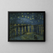 Night Sky Painting - Vincent van Gogh — framed artwork on a wall