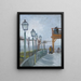 Terrasse et observatoire du Moulin de Blute-Fin Montmartre - Vincent van Gogh — framed artwork on a wall
