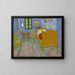 The Bedroom - Vincent van Gogh — framed artwork on a wall