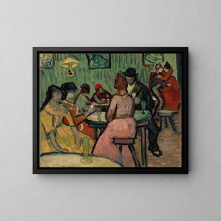 The Brothel - Vincent van Gogh — framed artwork on a wall