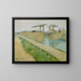 Le pont Langlois - Vincent van Gogh — framed artwork on a wall