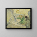 The Resurrection of Lazarus - Vincent van Gogh — framed artwork on a wall